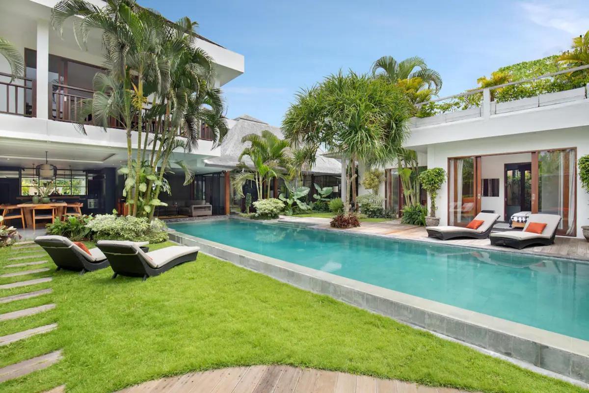 You Think You Know Canggu - Think Again! Stunning Large Luxxe 7Bed Villa מראה חיצוני תמונה